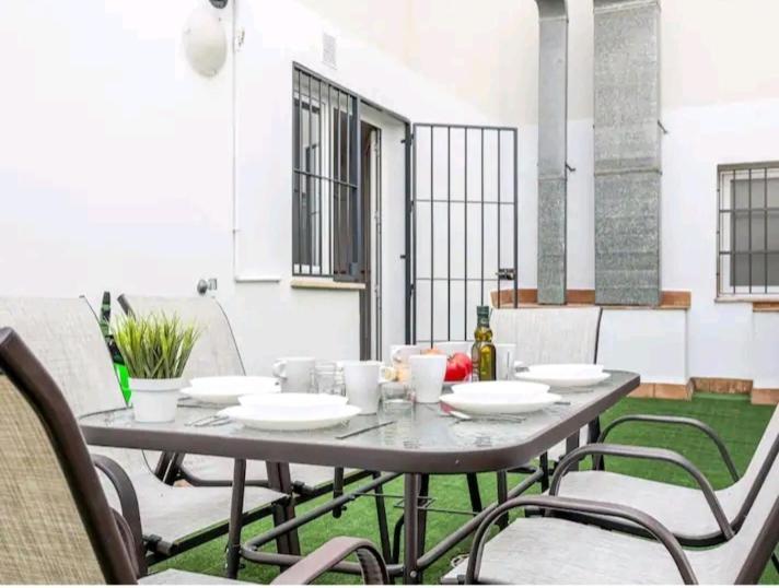 Apartamento Con Patio Y Piscina Cerca De Sevilla La Algaba Zewnętrze zdjęcie